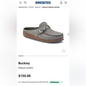 NEW!! Birkenstock Buckley Clog